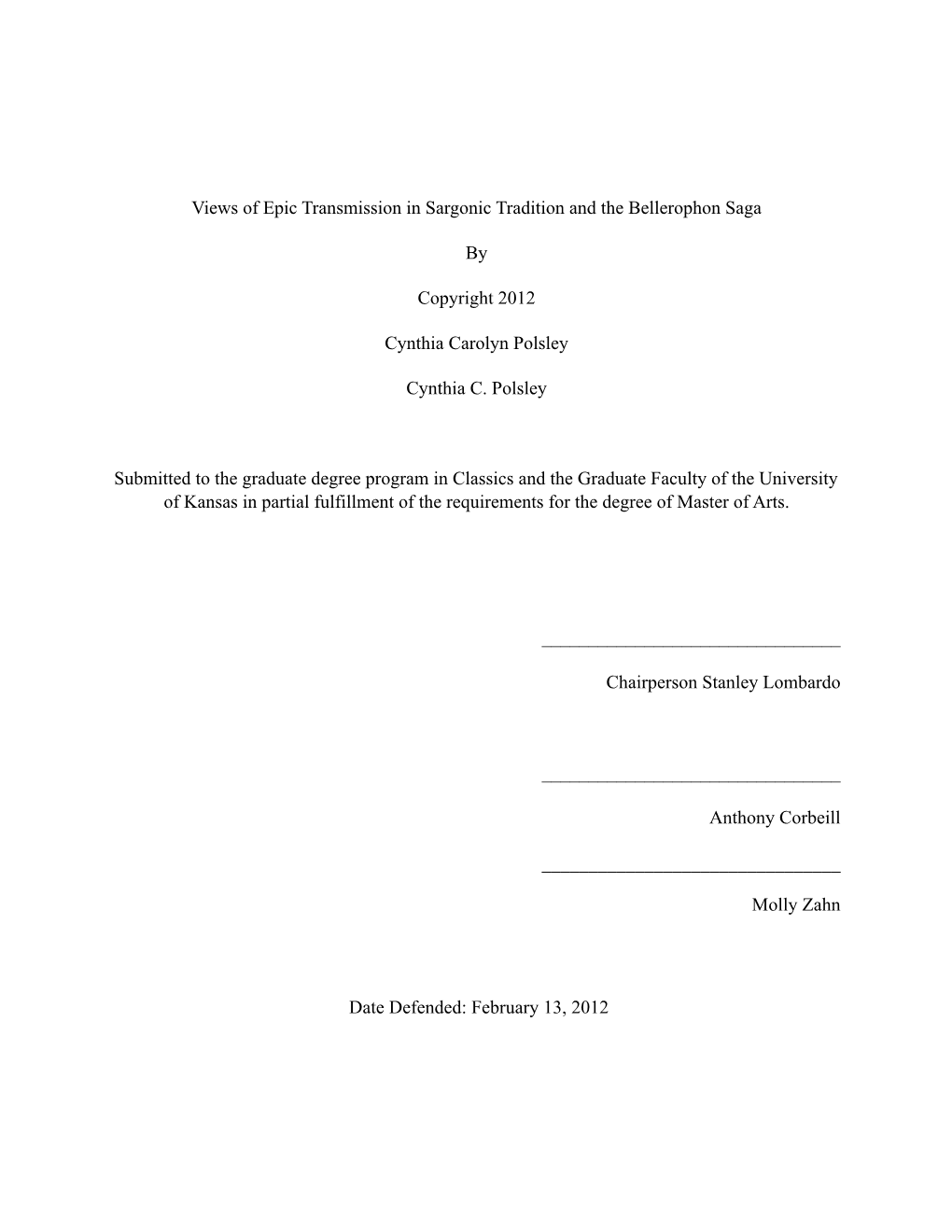 Thesis, Revised Copyright