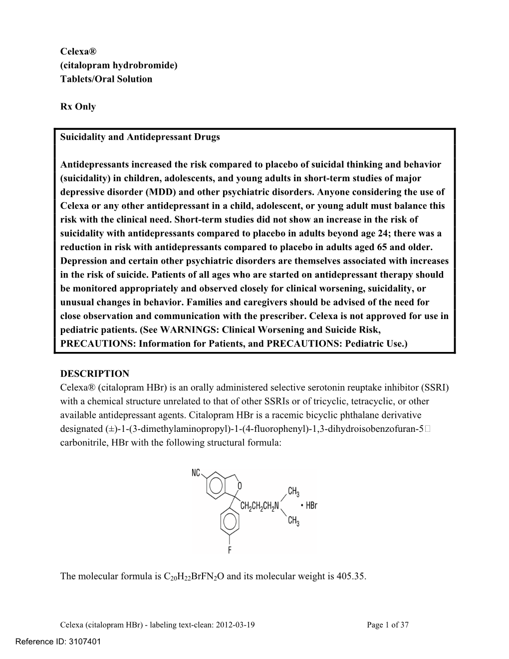 Labeling Text-Clean: 2012-03-19 Page 1 of 37