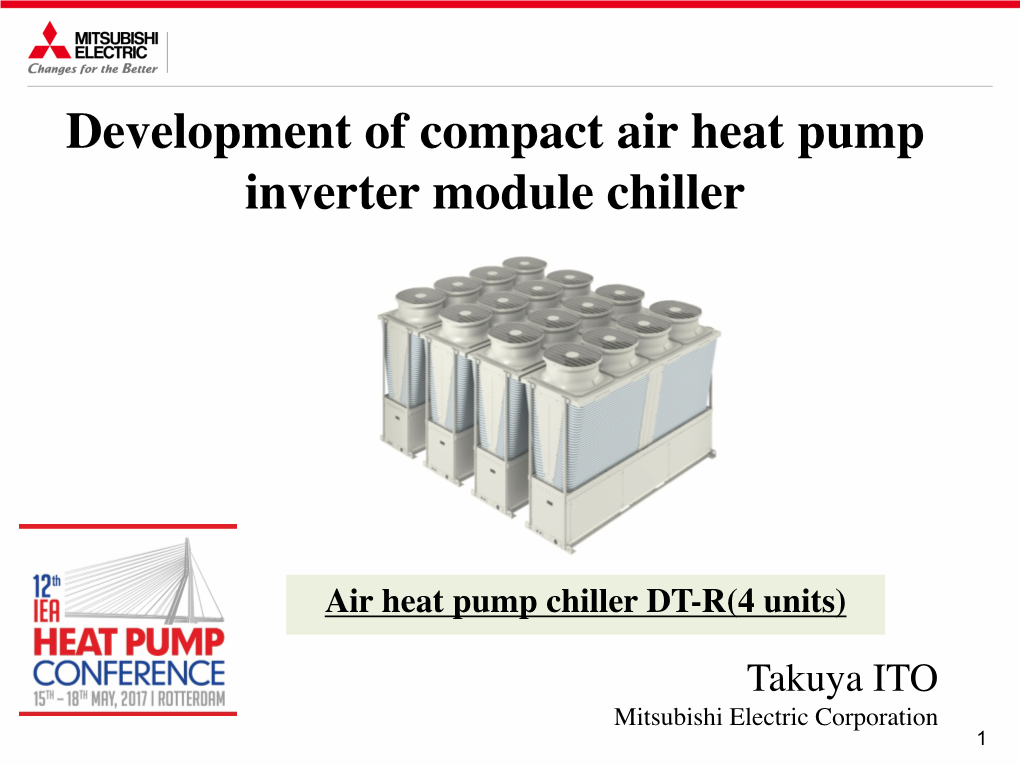 Air Heat Pump Chiller DT-R(4 Units)