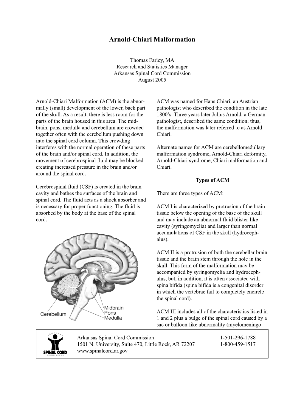 Arnold-Chiari Malformation