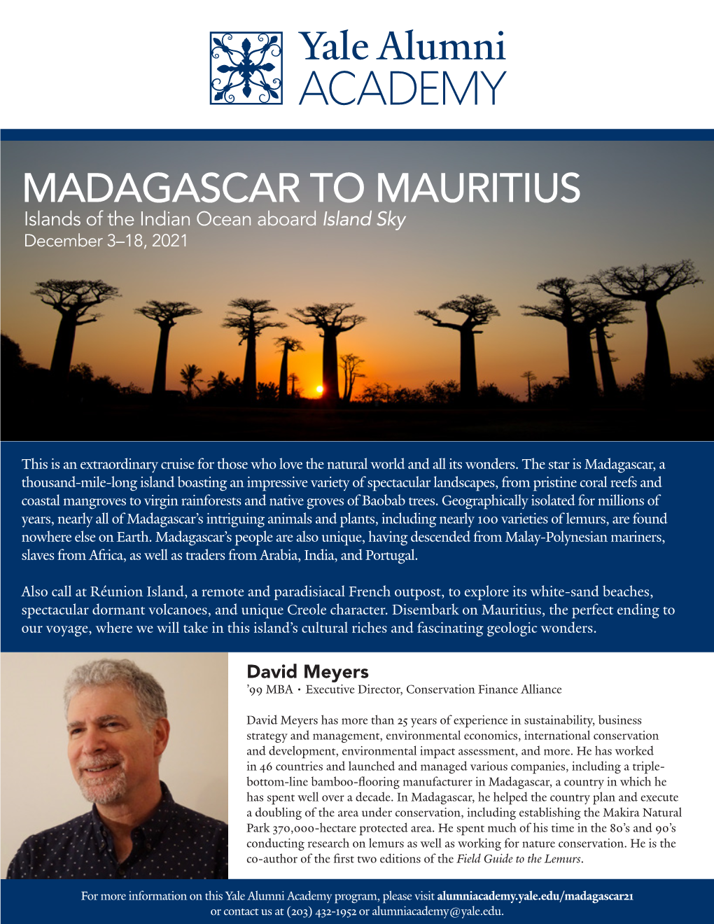 MADAGASCAR to MAURITIUS Islands of the Indian Ocean Aboard Island Sky December 3–18, 2021