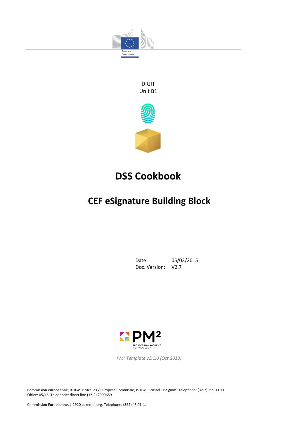 CEF Esig DSS Cookbook