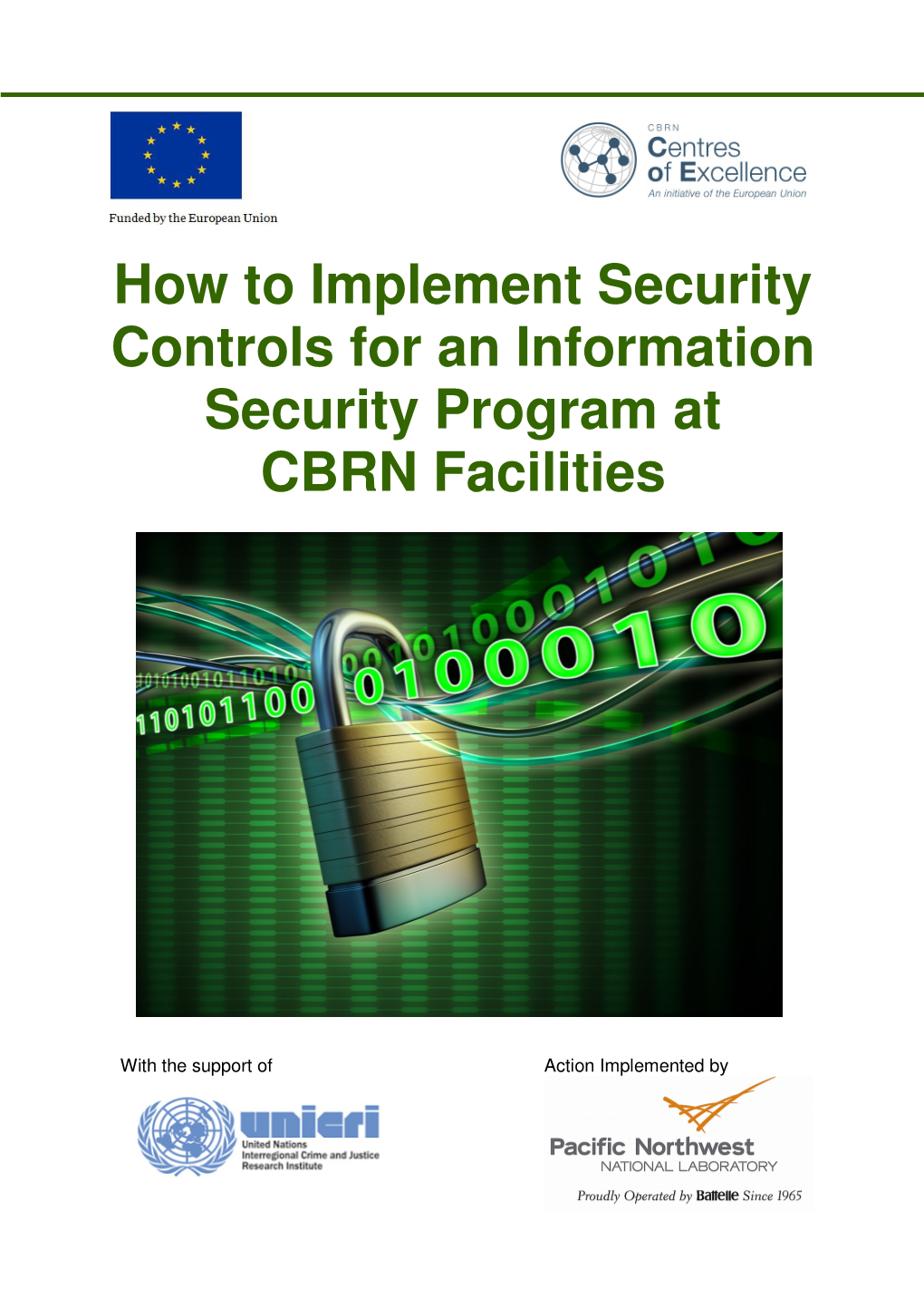 How to Implement Security Controls for an Information Security Program at CBRN Facilities