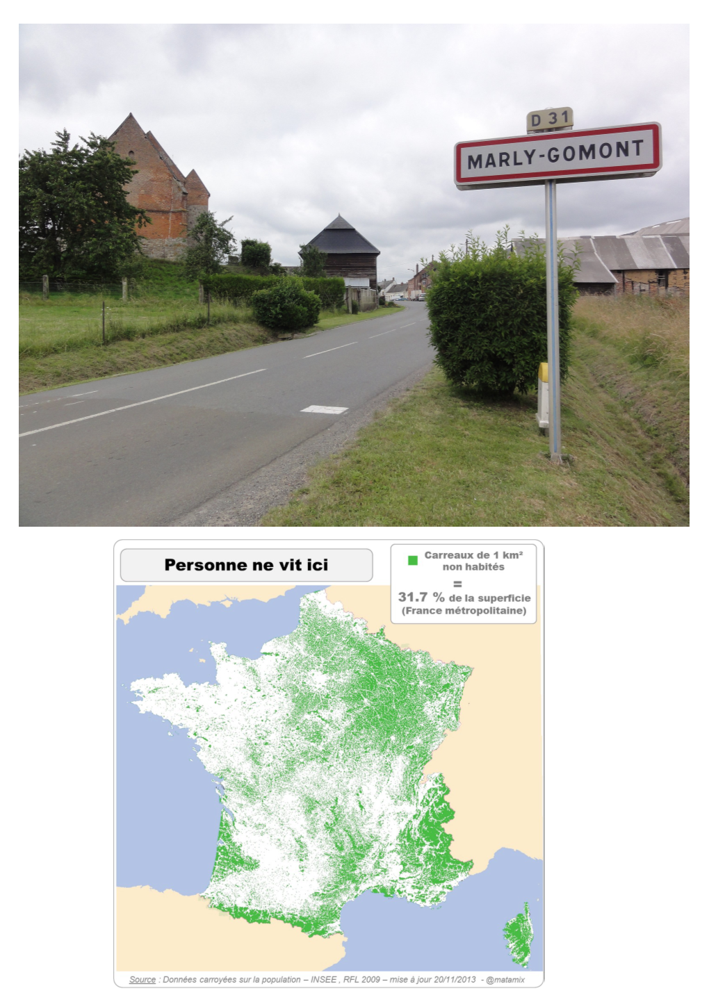 Un Espace Rural En Déprise. L'exemple De Marly-Gomont