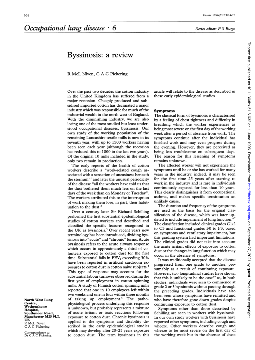 Occupational Lung Disease6