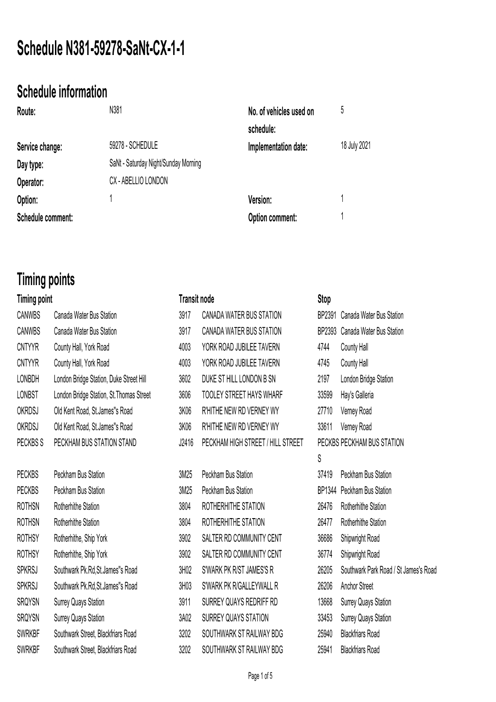 Standard Schedule N381-59278-Sant-CX-1-1