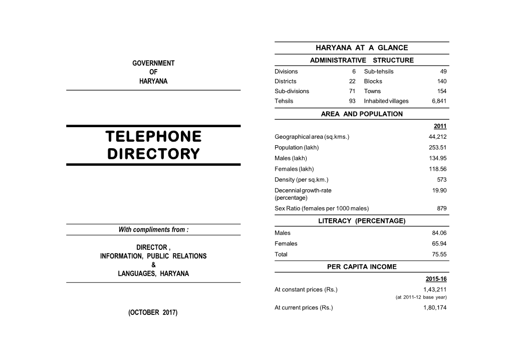 Telephone Directory