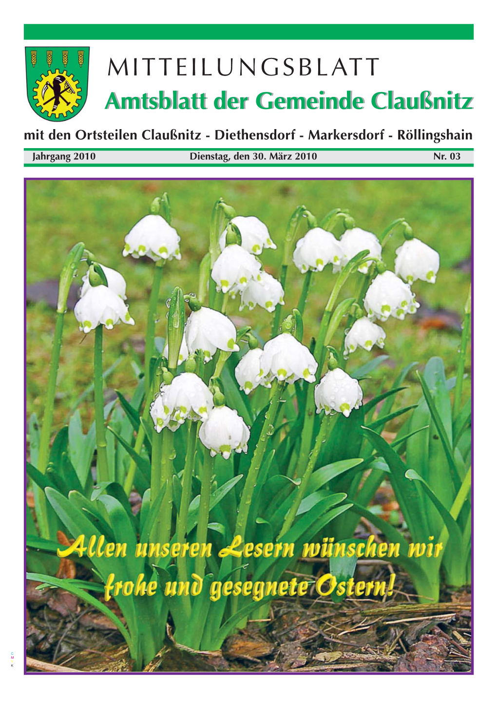 Amtsblatt Der Gemeinde Claußnitz