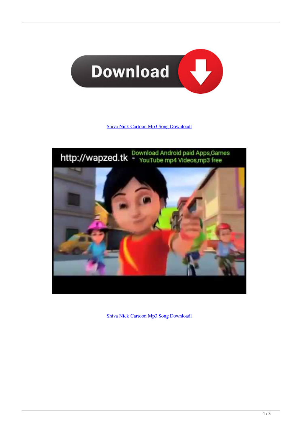 Shiva Nick Cartoon Mp3 Song Downloadl