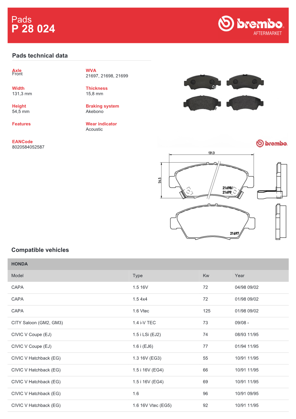 Brembo Parts