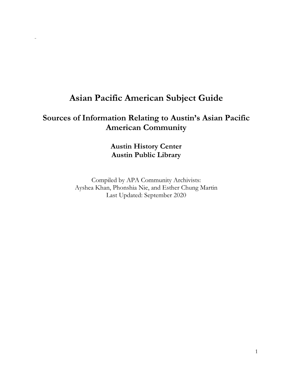 Asian American Resource Guide and There Are Still Significant Gaps Remaining