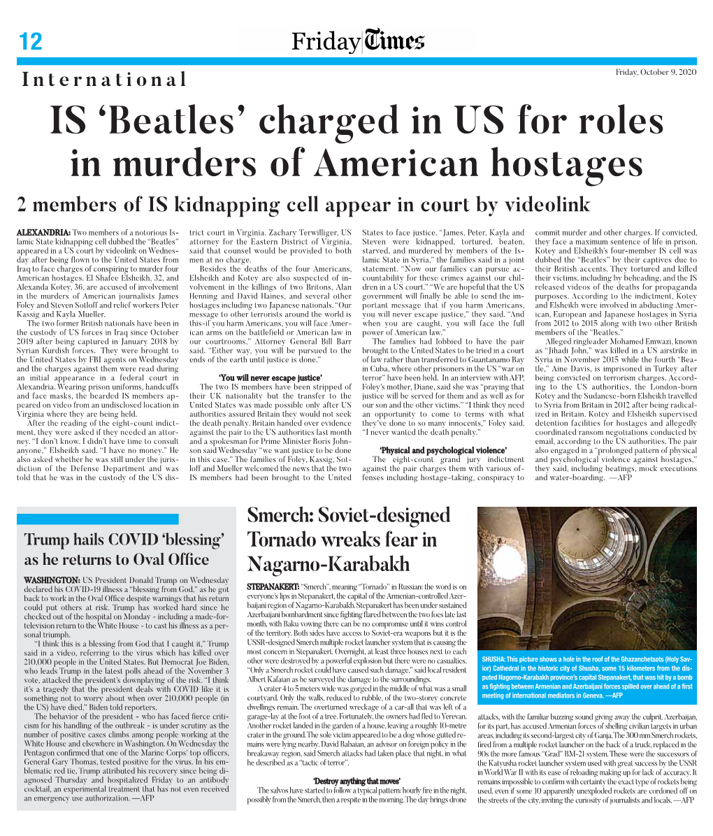 IS 'Beatles' Charged in US for Roles in Murders of American Hostages