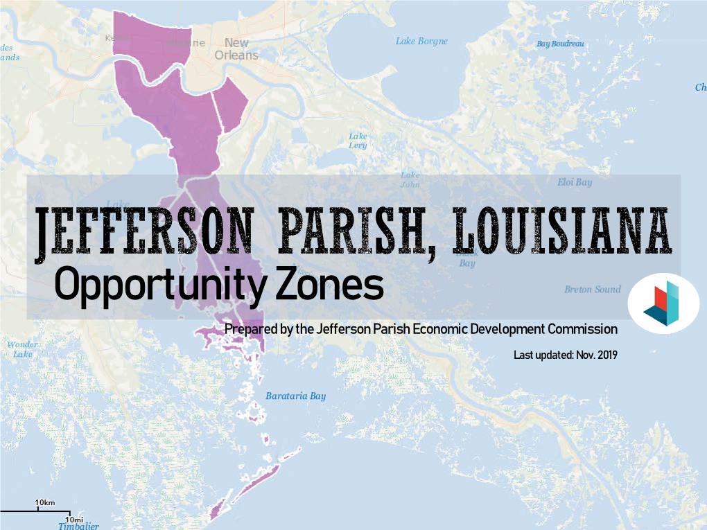 Opportunity Zones Prepared by the Jefferson Parish Economic Development Commission