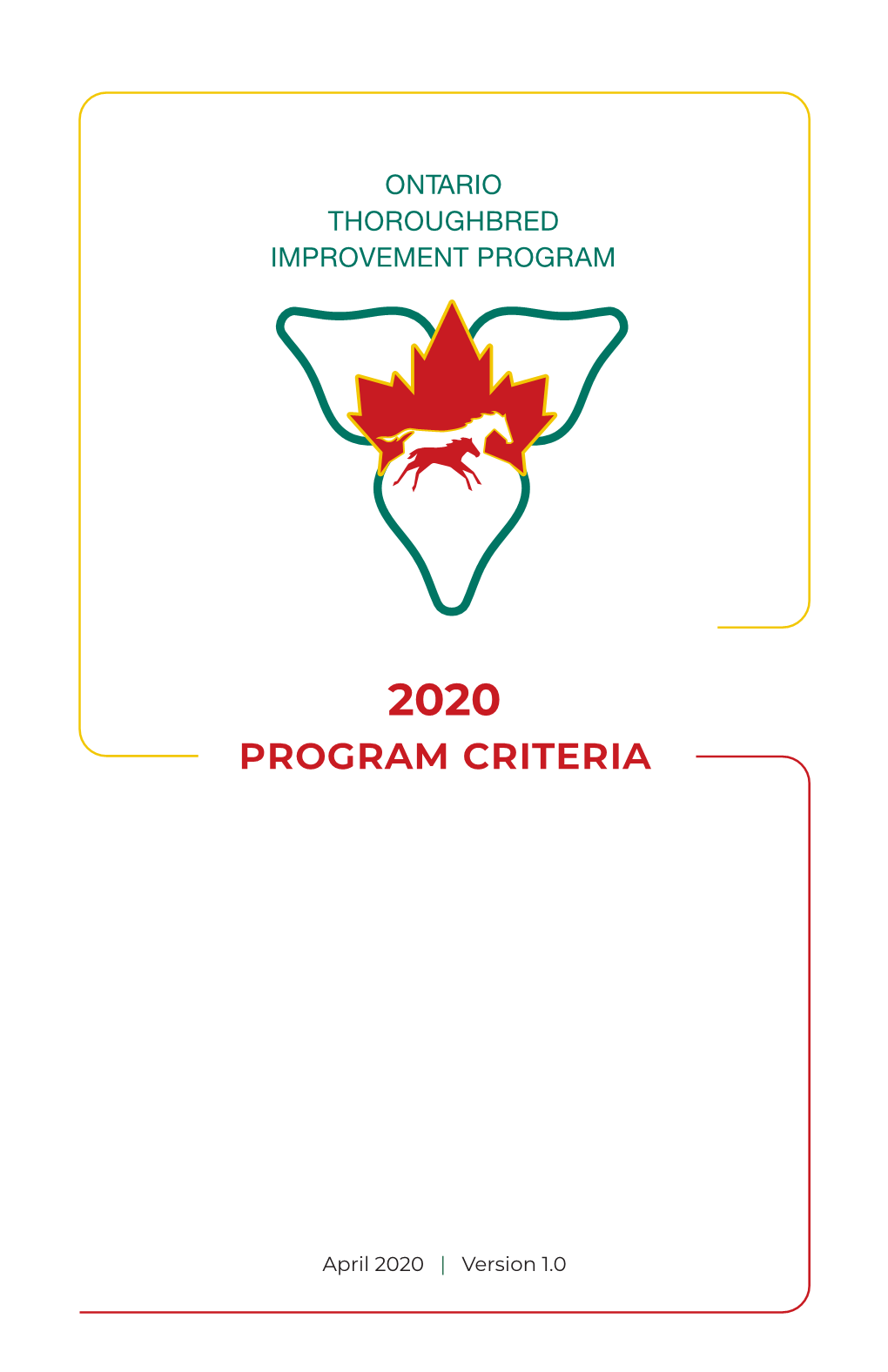 2020 Criteria Book