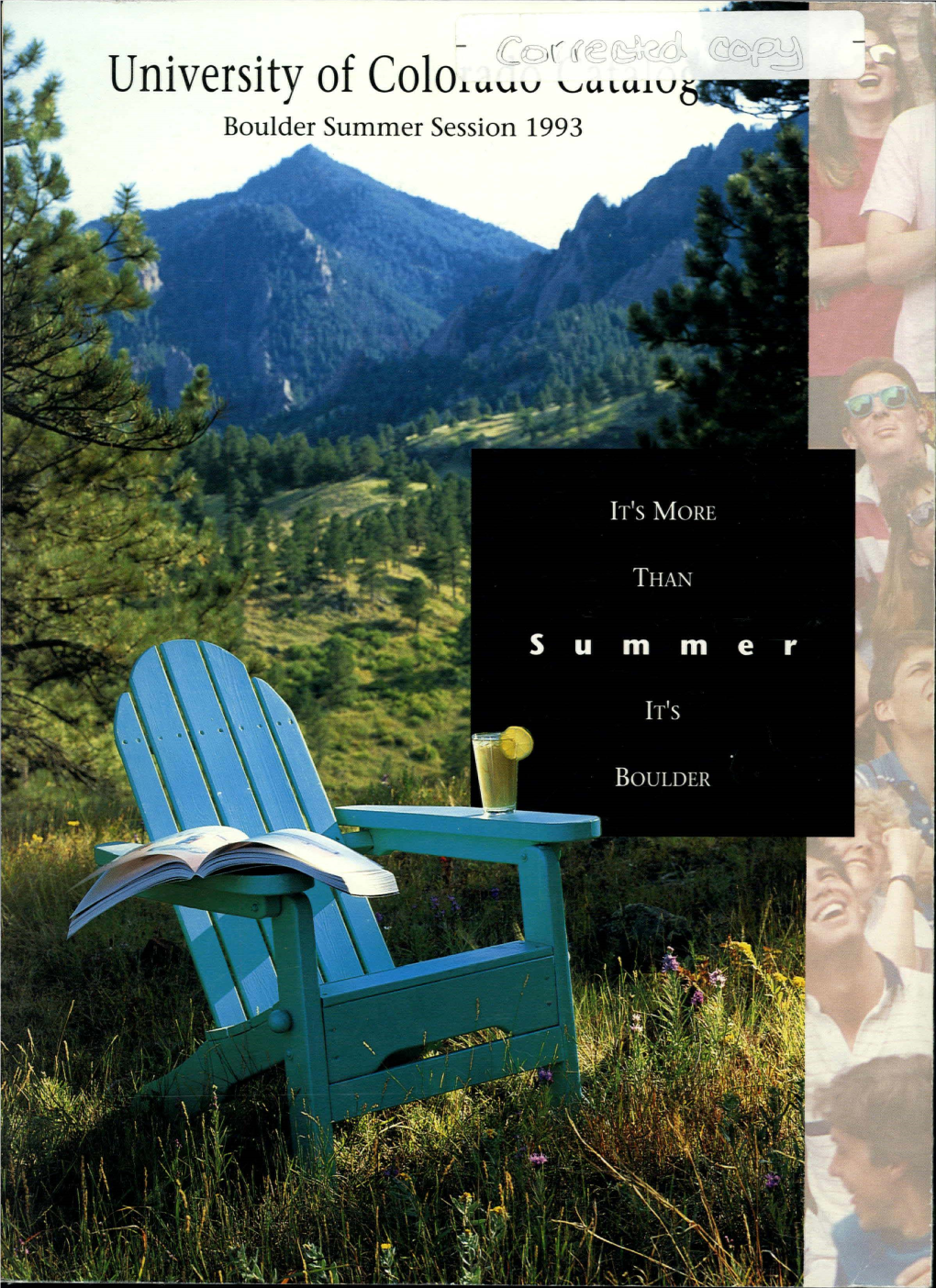 Summer 1993 CU-Boulder Catalog