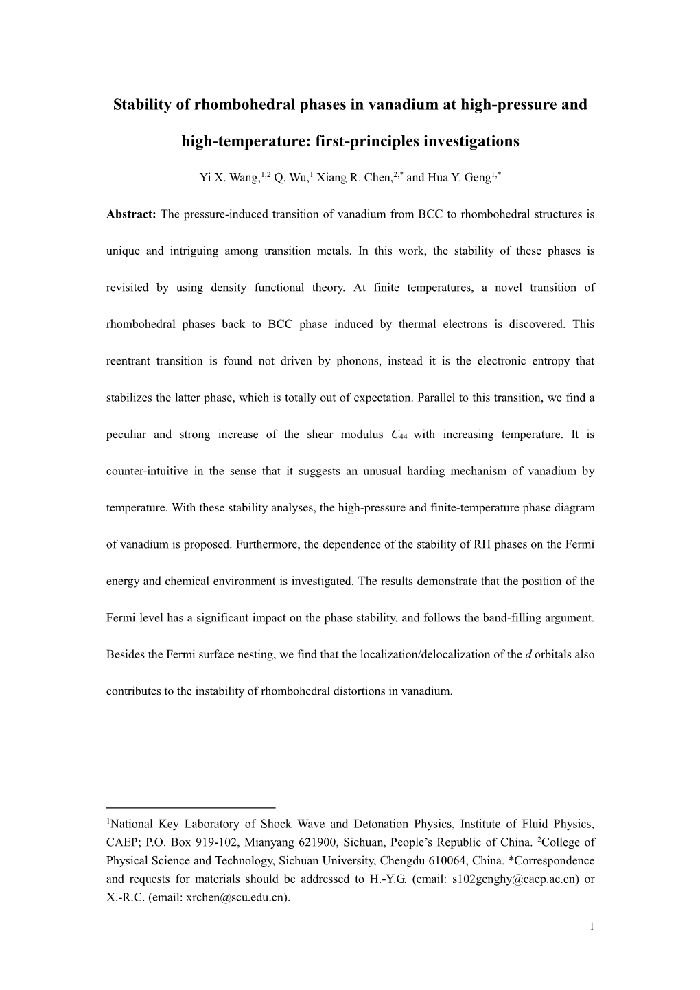 Theoretical Confirmation of Two High-Pressure Rhombohedral Phase