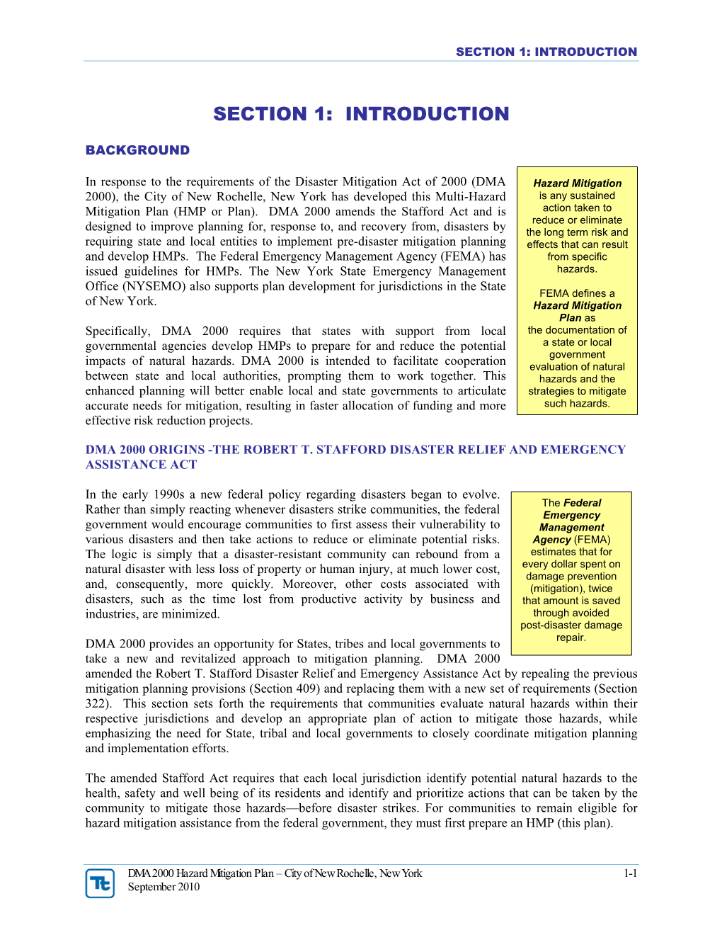 Section 1: Introduction