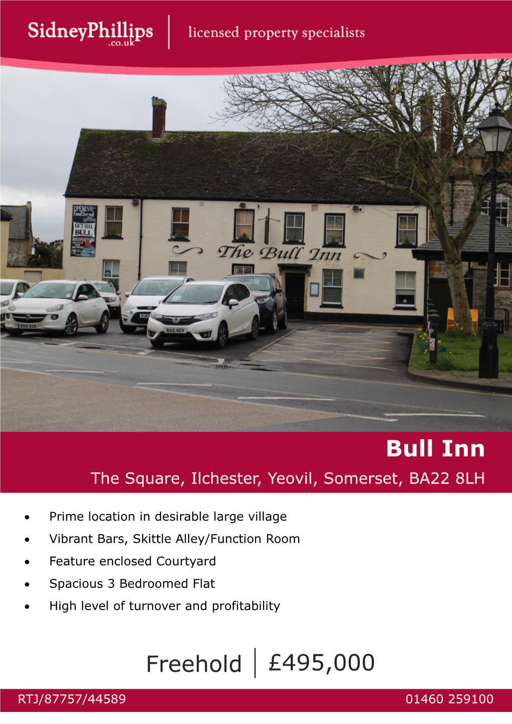 Bull Inn Freehold £495,000