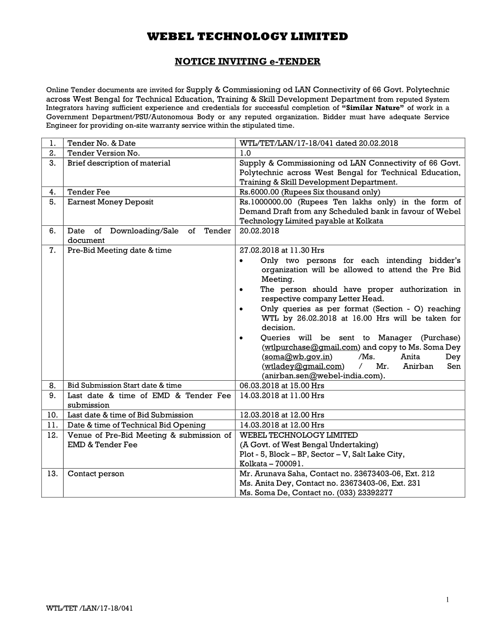 Downloading/Sale of Tender 20.02.2018 Document 7