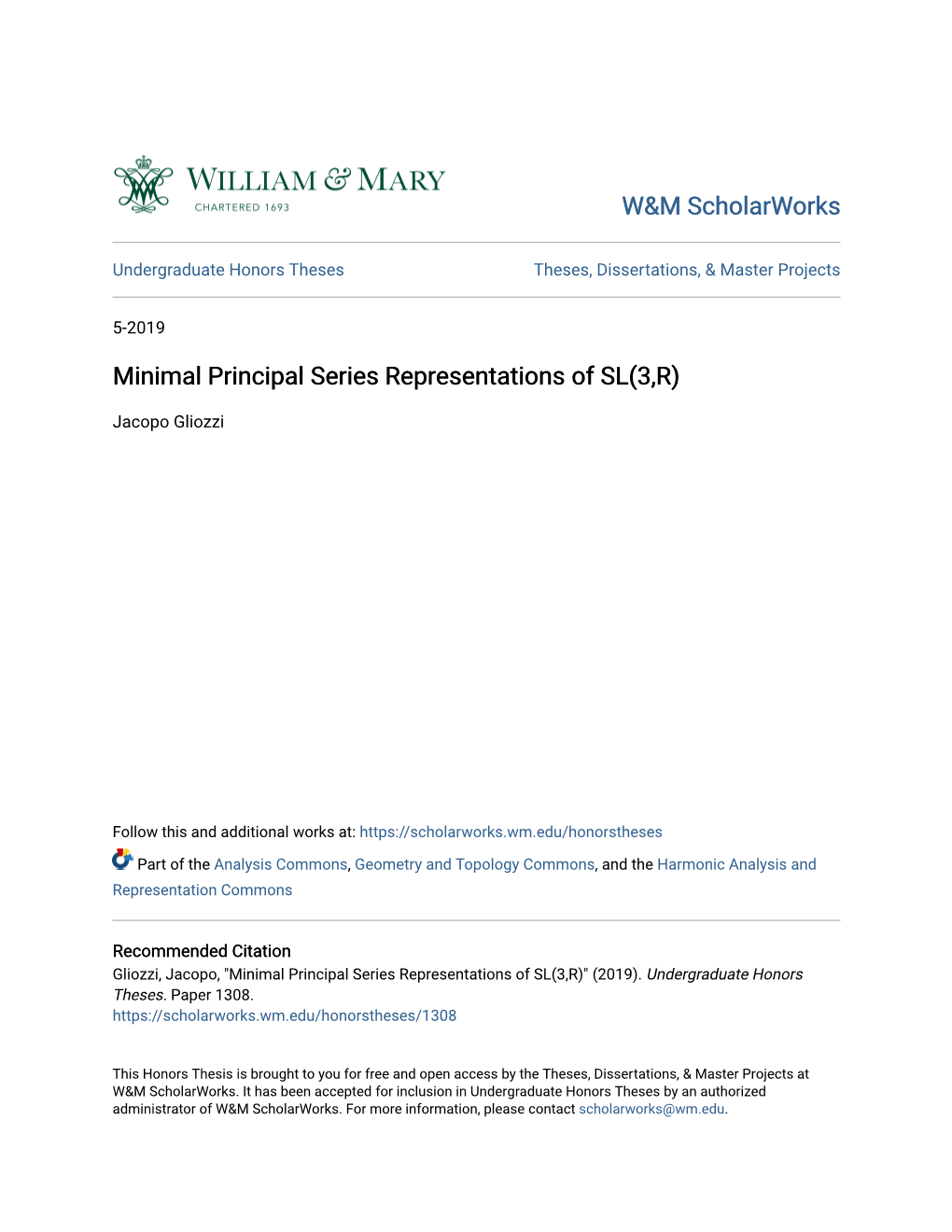 Minimal Principal Series Representations of SL(3,R)