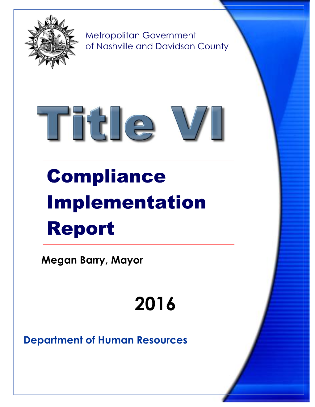 Resources Committed to Title Vi Compliance