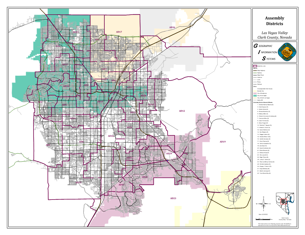 Assembly Districts