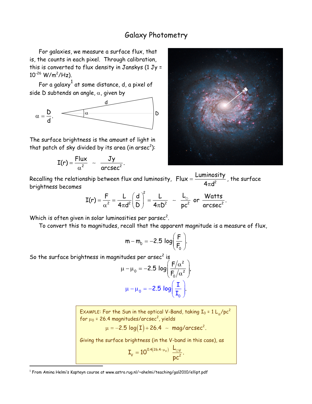 Galaxy Photometry