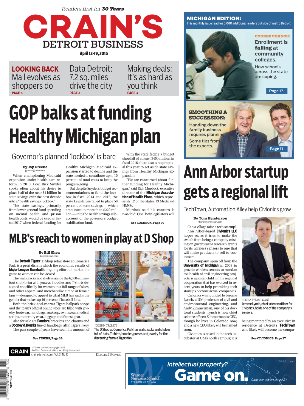 GOP Balks at Funding Healthy Michigan Plan