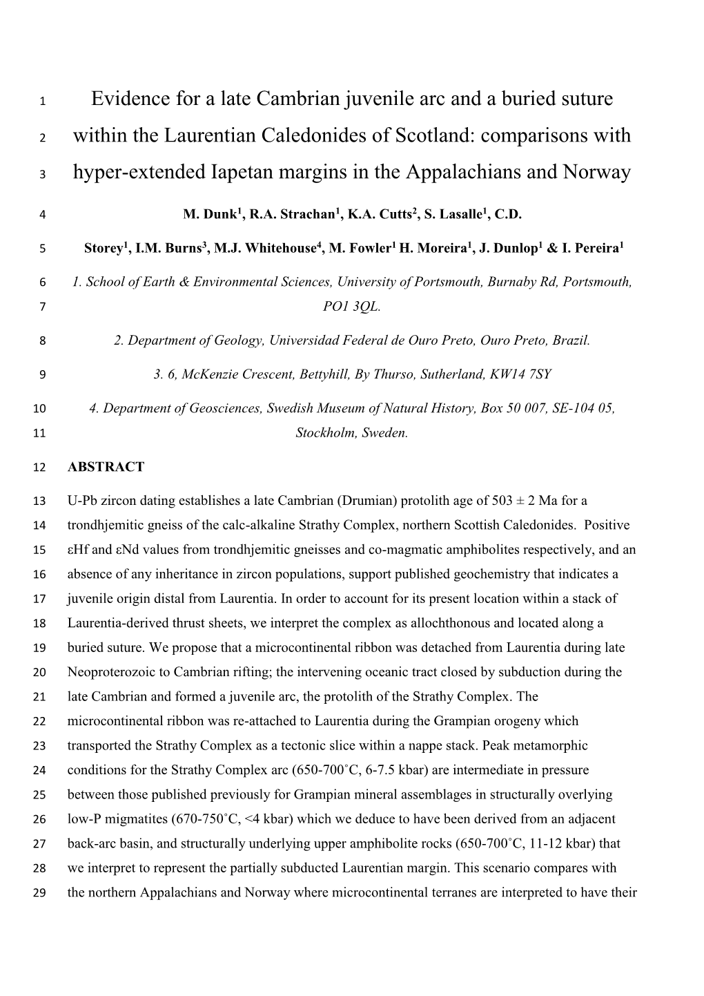 Evidence for a Late Cambrian Juvenile Arc and a Buried Suture