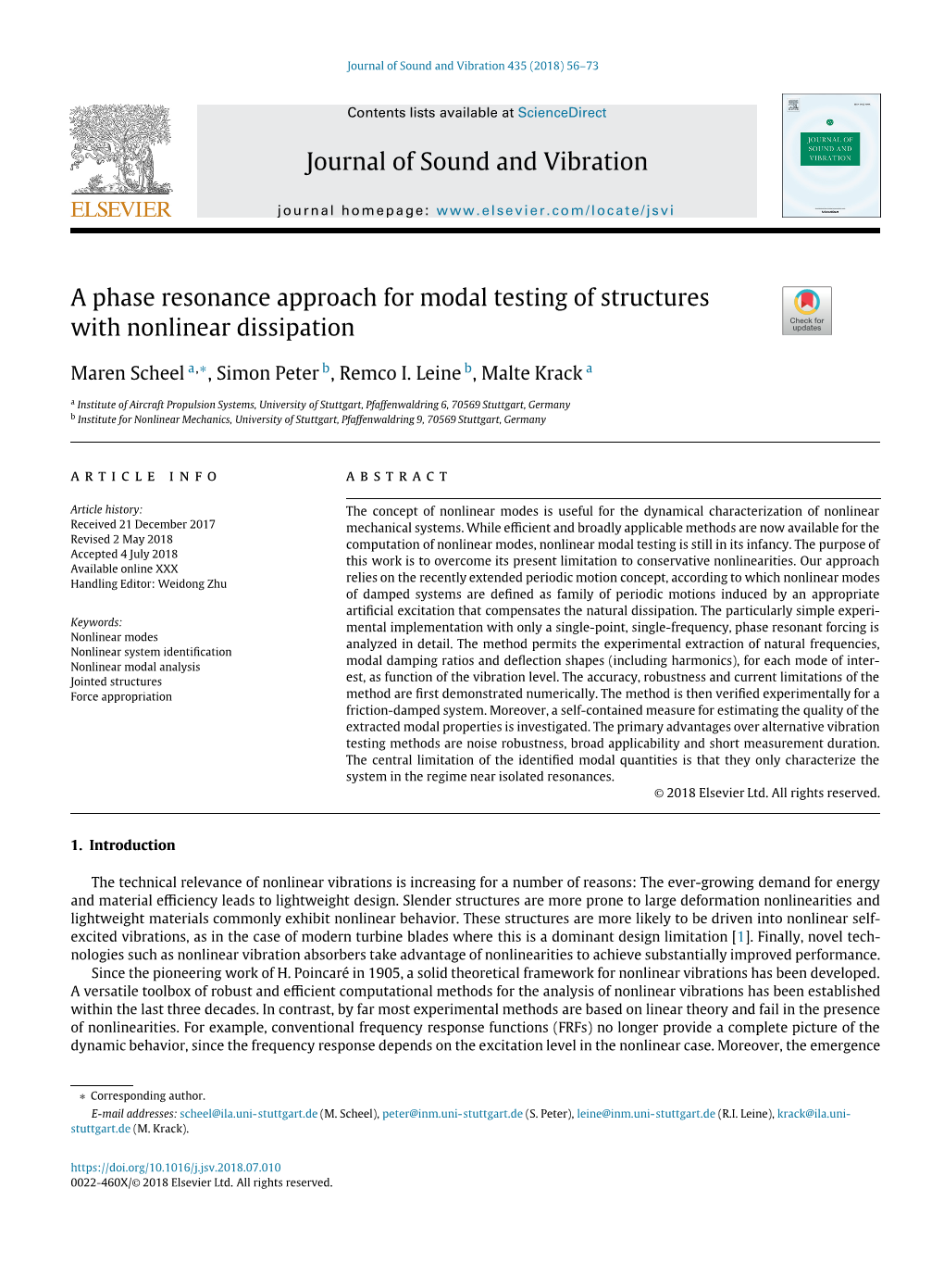 A Phase Resonance Approach for Modal Testing of Structures with Nonlinear Dissipation