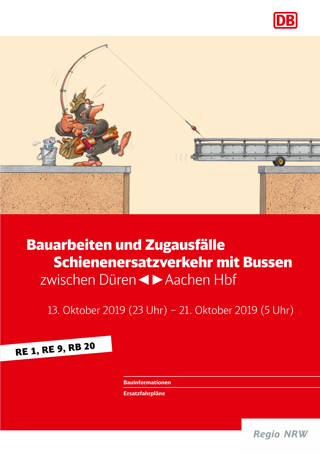 Bauarbeiten Und Zugausfälle Schienenersatzverkehr Mit Bussen Zwischen Düren◄►Aachen Hbf