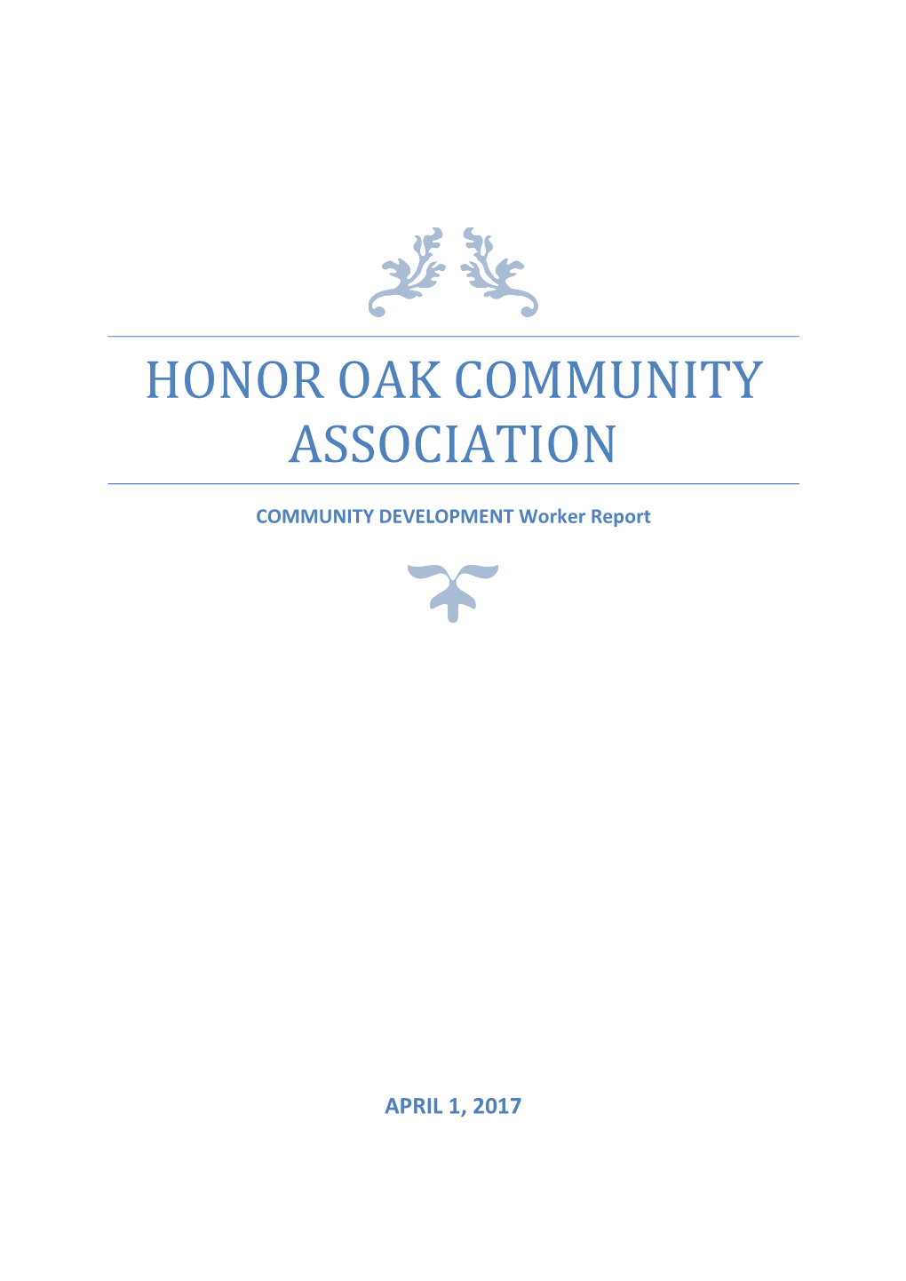 Honor Oak Community Association