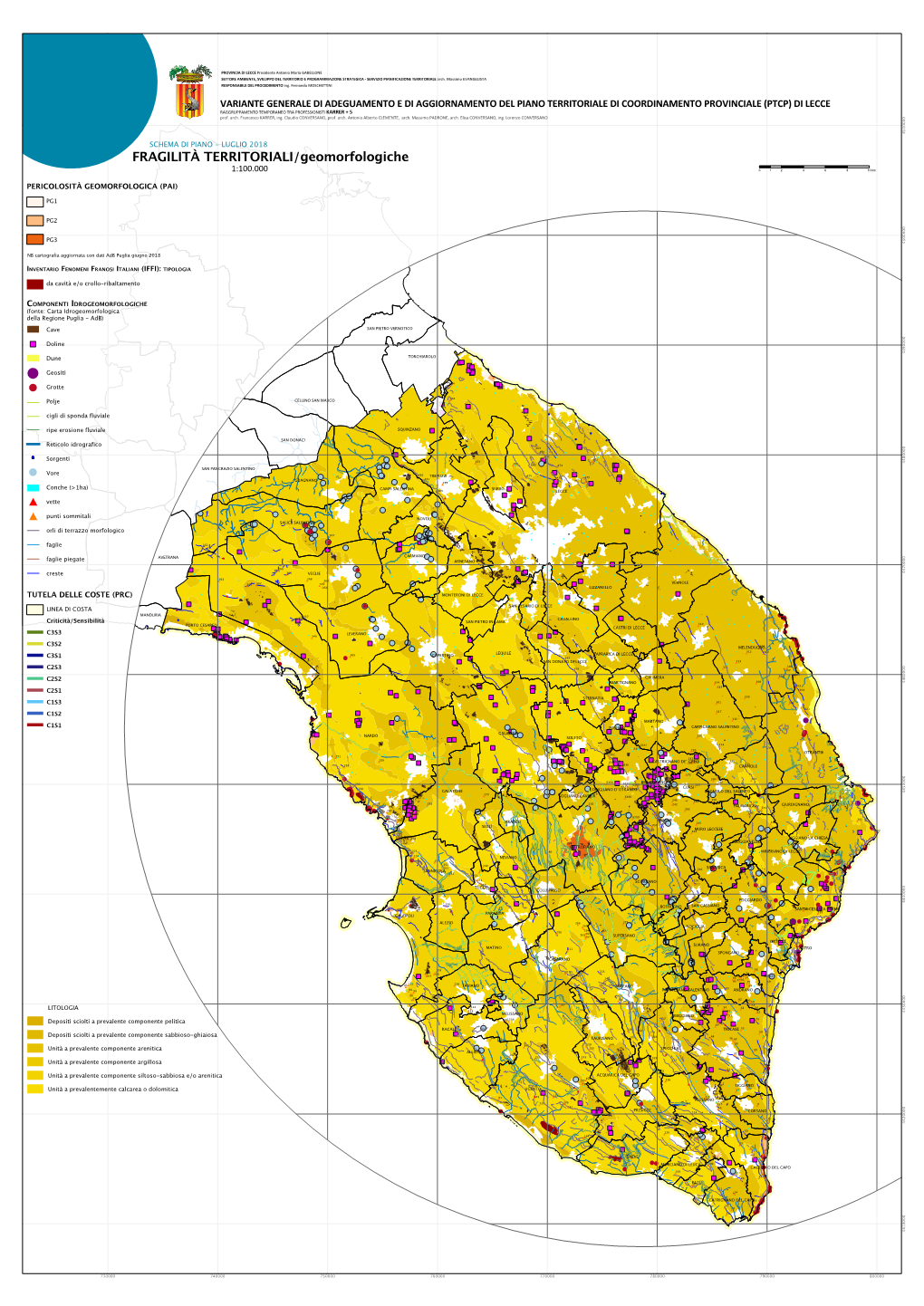 PTCP 1.2 Fragilità Geomorfologiche