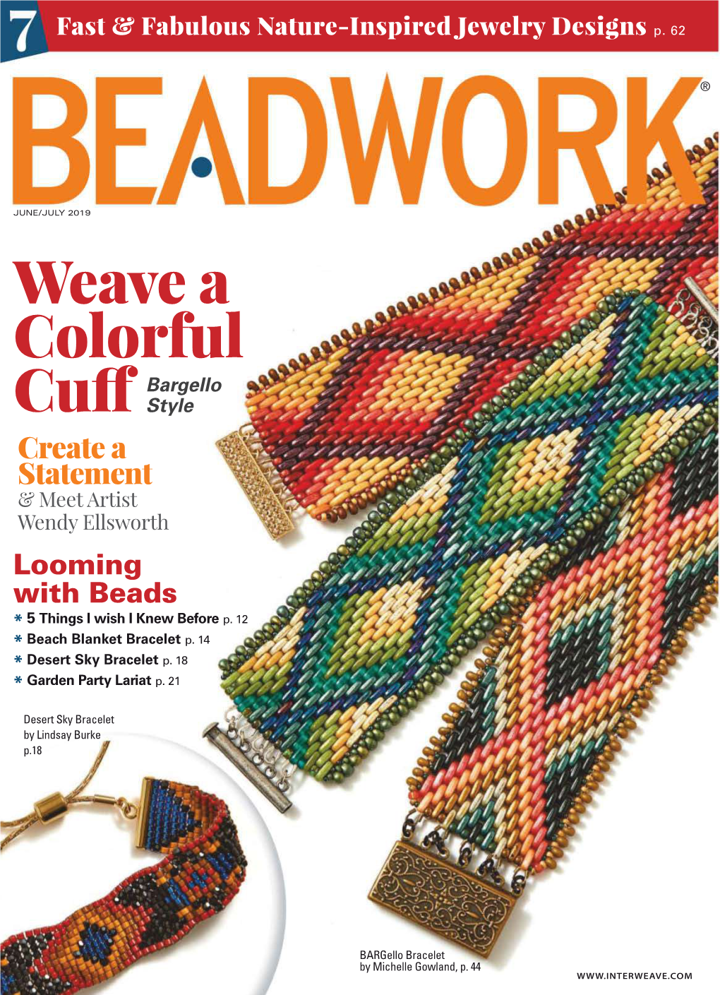 Stitch a Patchwork of Color Using Only Seed Beads