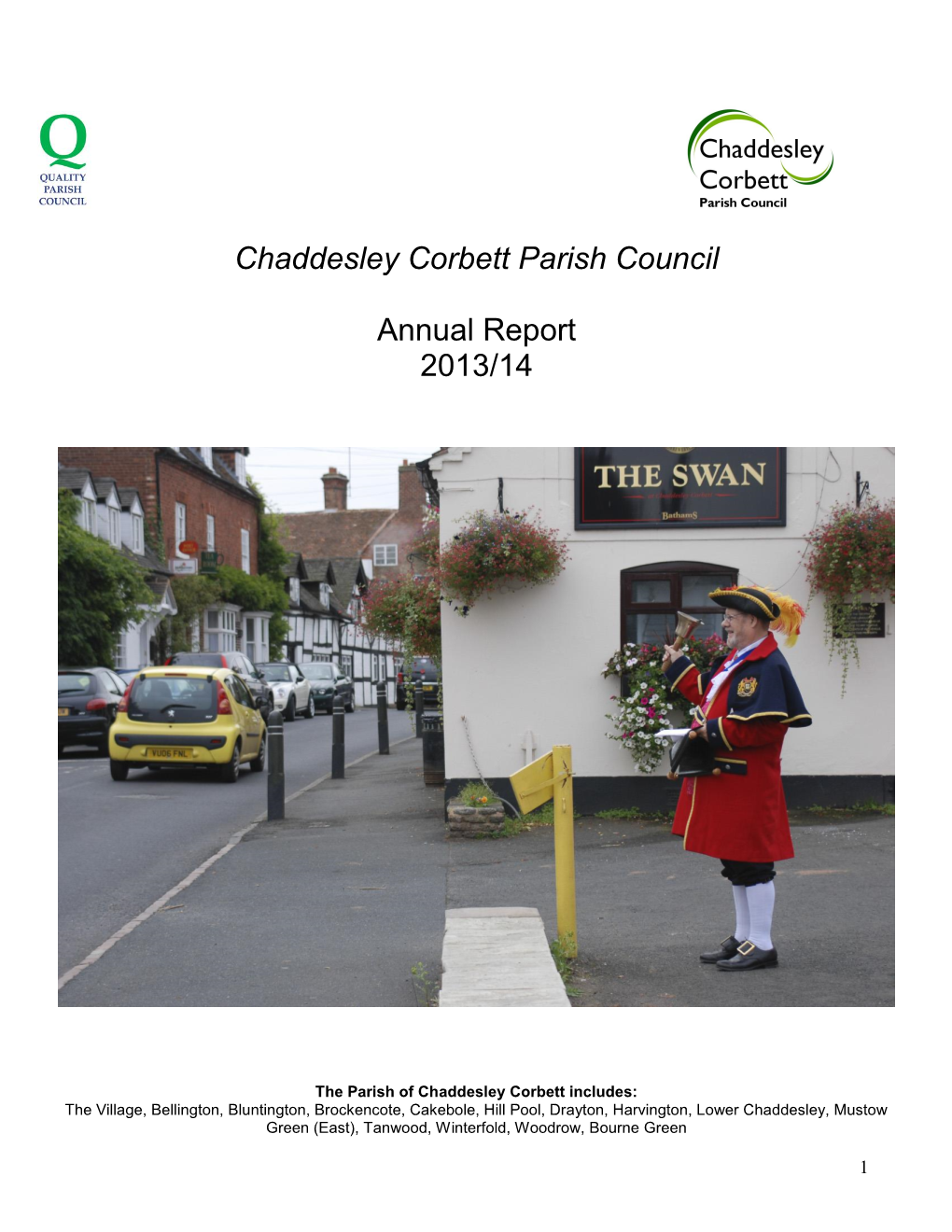 Chaddesley Corbett Parish Council Annual Report 2013/14