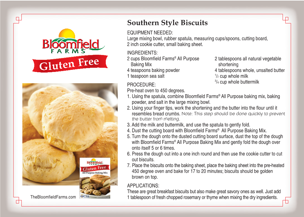 Southern Style Biscuits Southern Style Biscuits