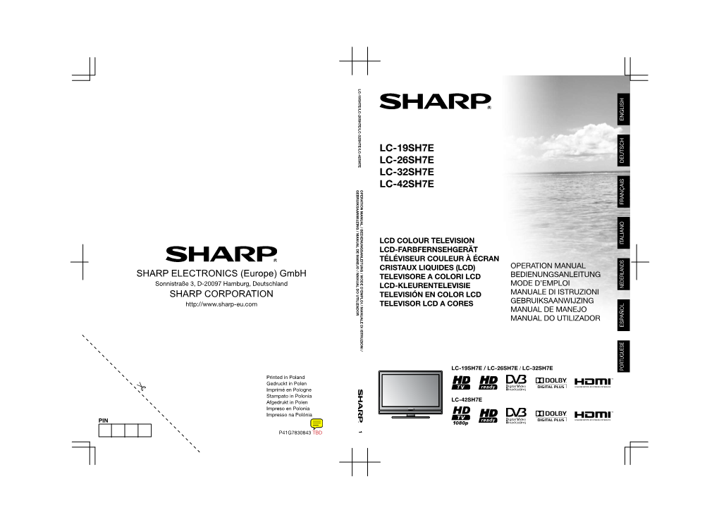 LC-19/26/32/42SH7E Operation-Manual GB