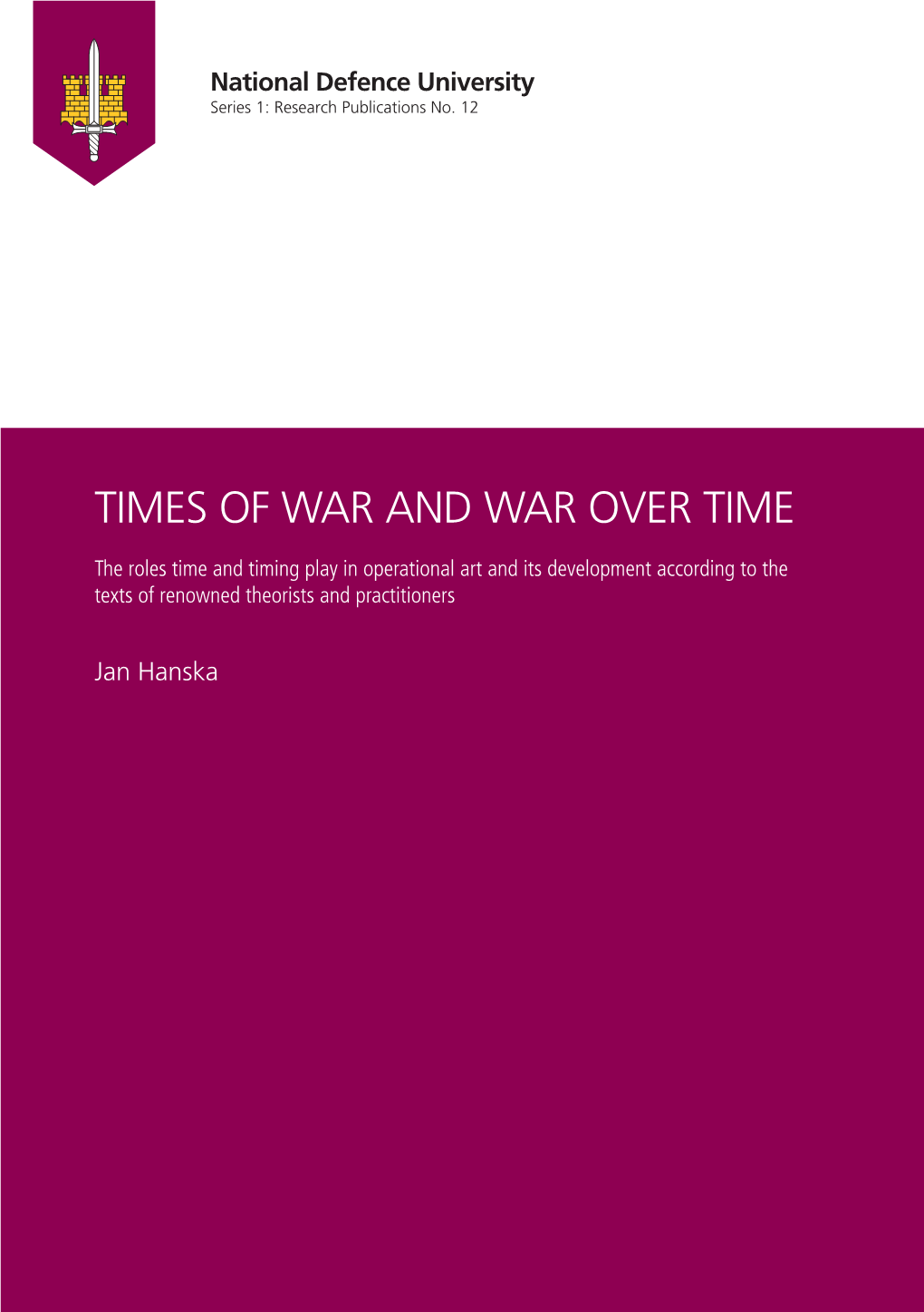 Times of War and War Over Time