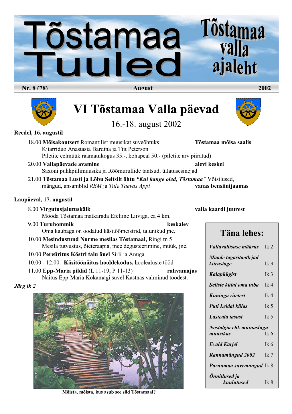 VI Tõstamaa Valla Päevad 16.-18