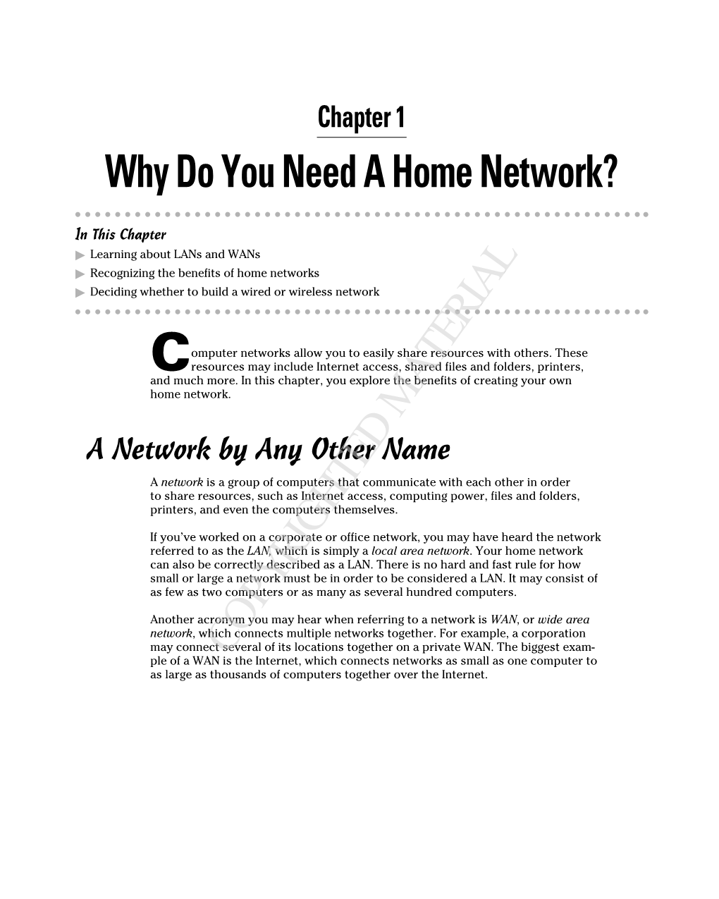 Why Do You Need a Home Network?