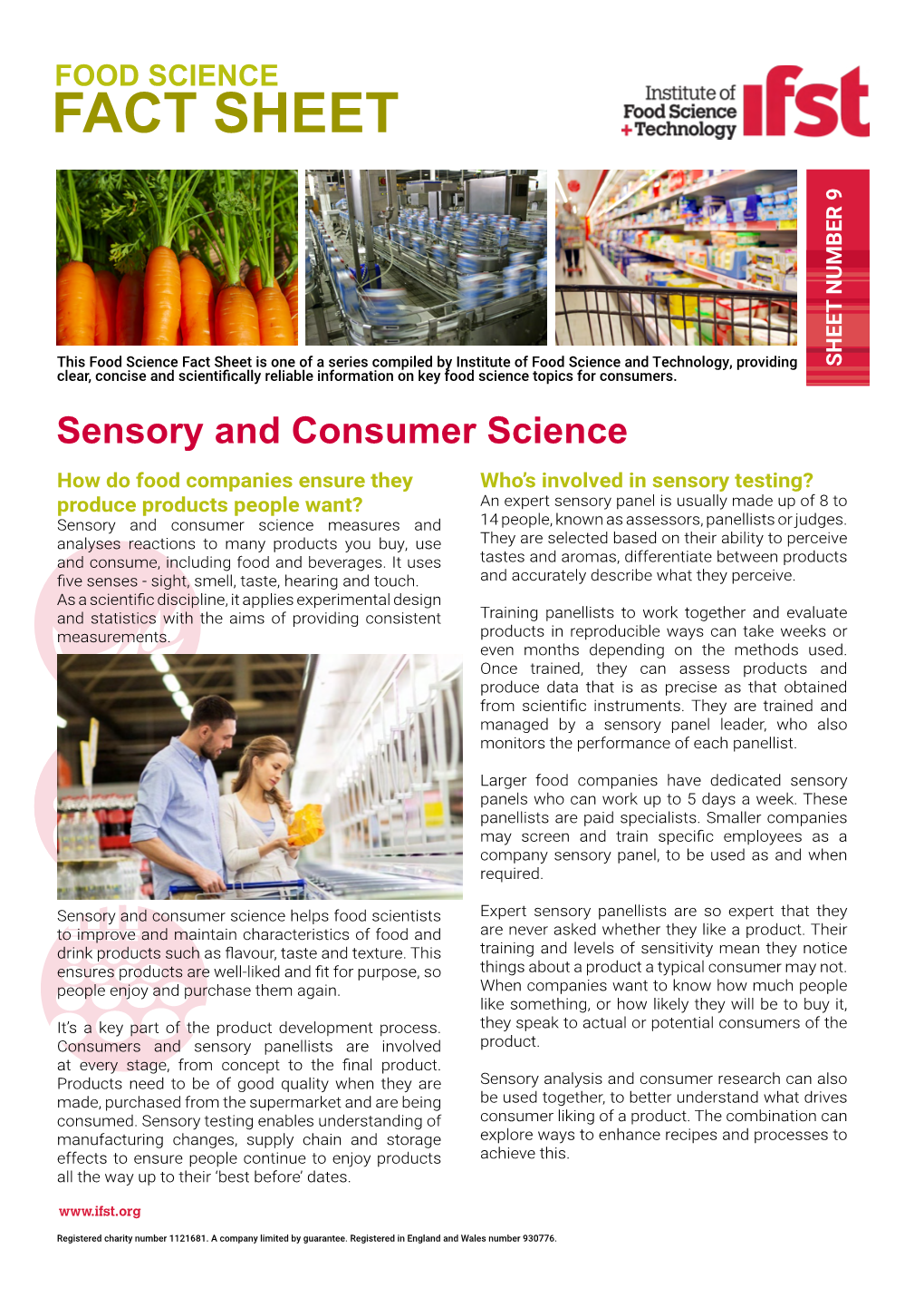 Food Science Fact Sheet