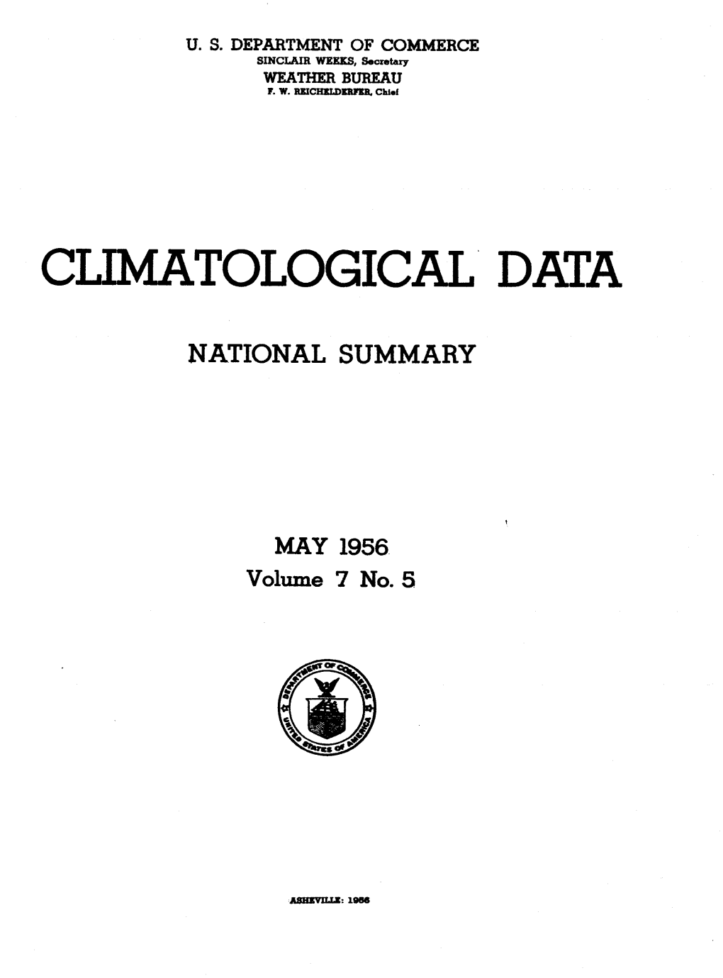 Climatological Data