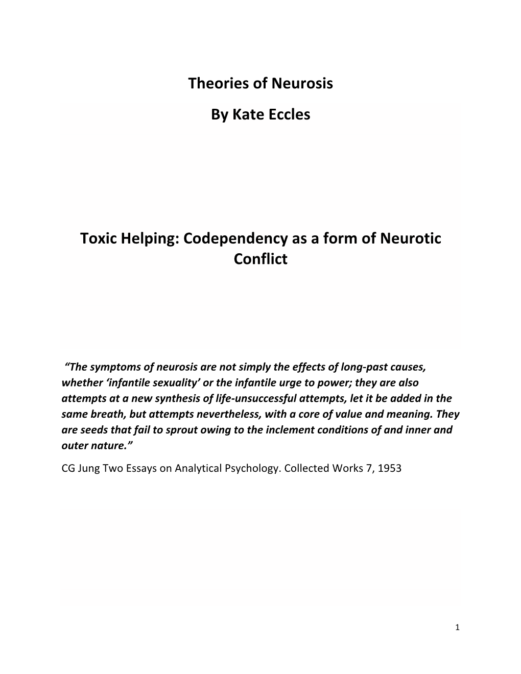 Narcissism and Codependency