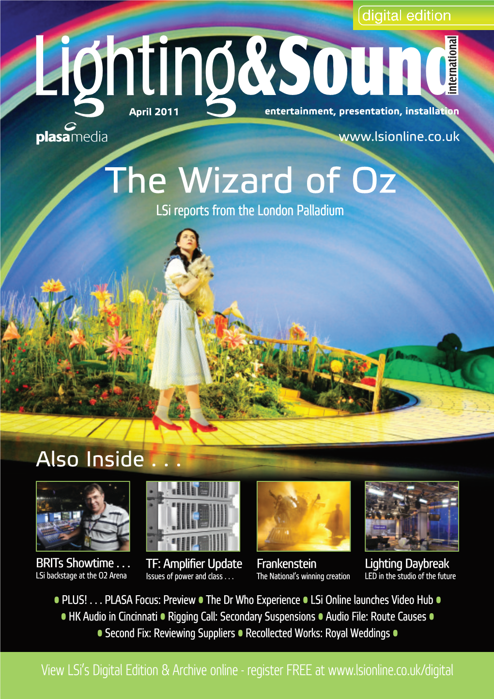 The Wizard of Oz Lsi Reports from the London Palladium