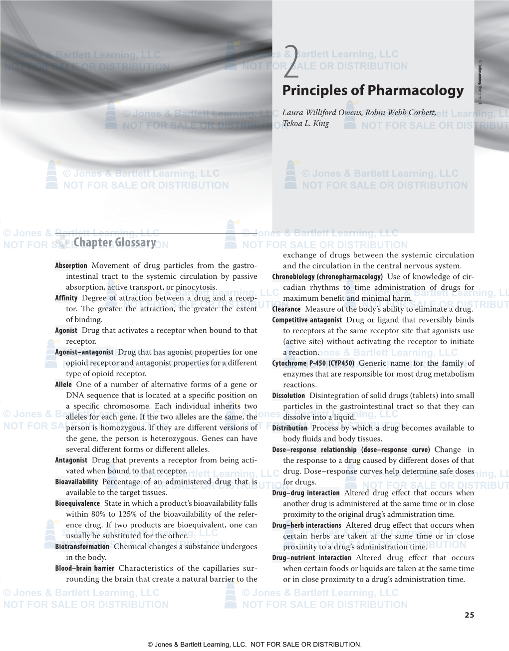 Principles of Pharmacology