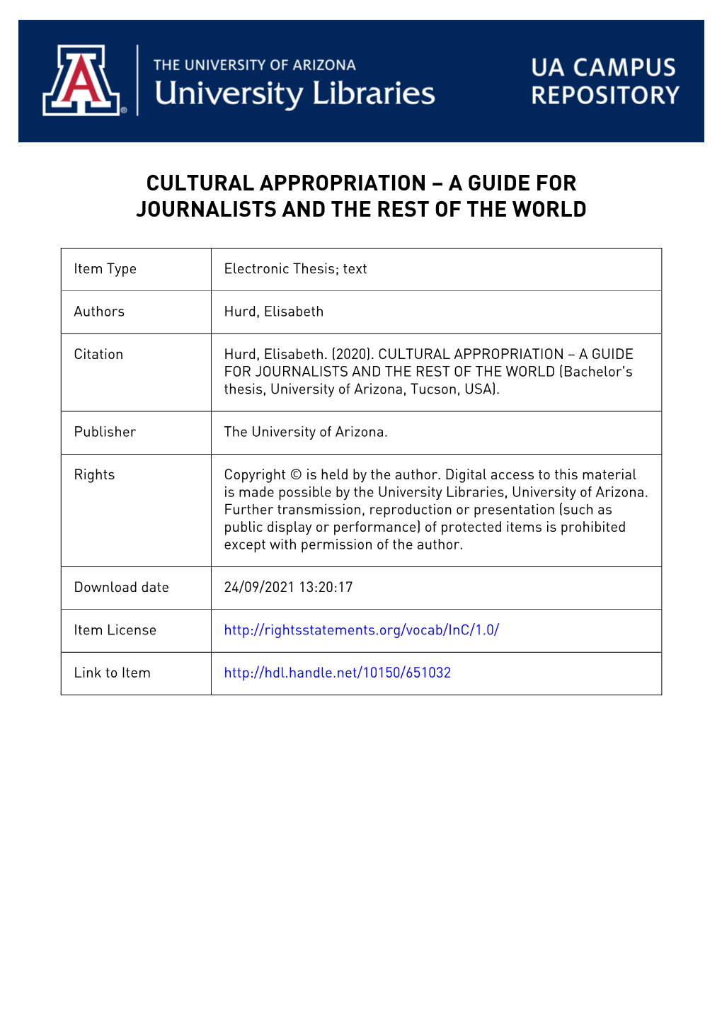 Cultural Appropriation – a Guide for Journalists and the Rest of the World