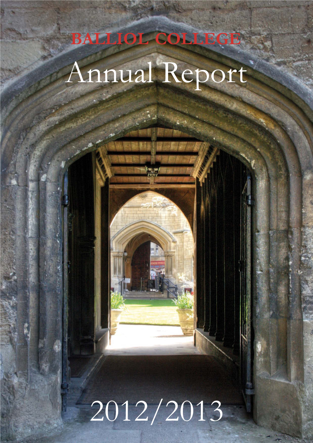 Balliol College Annual Report