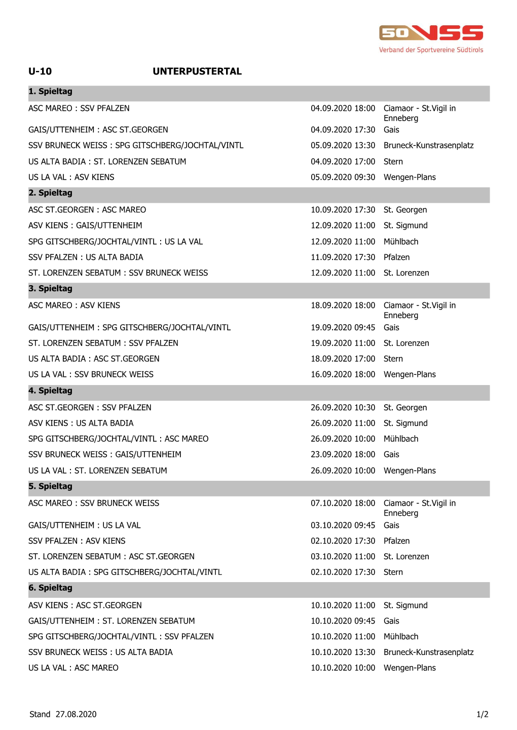 U-10 Unterpustertal