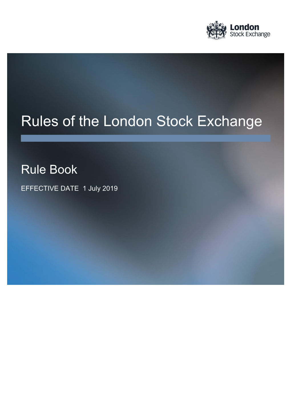 Rules of the London Stock Exchange