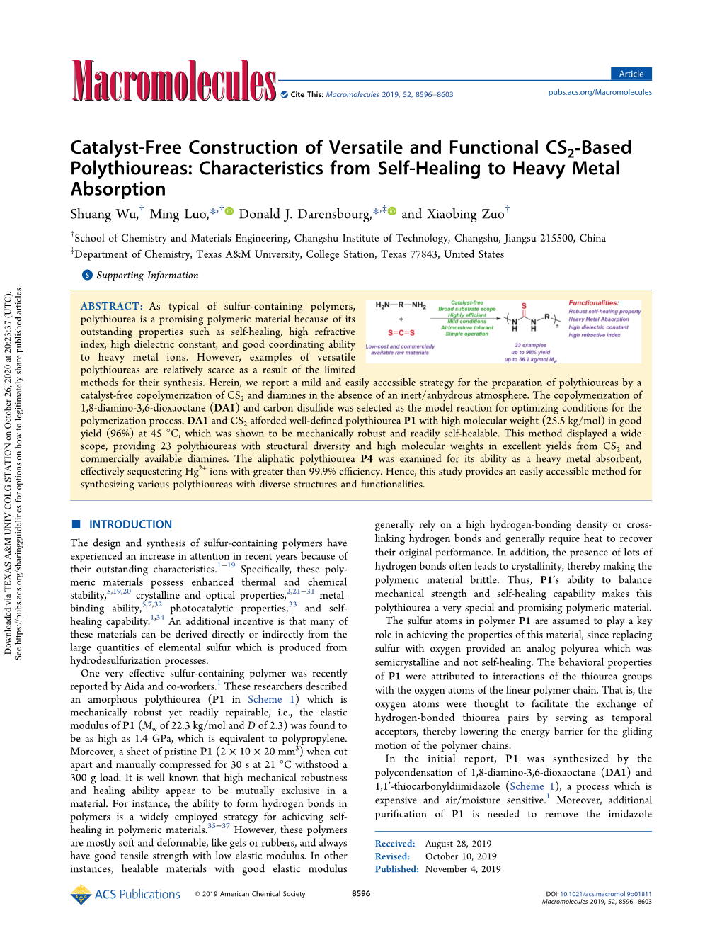 Catalyst-Free Construction of Versatile